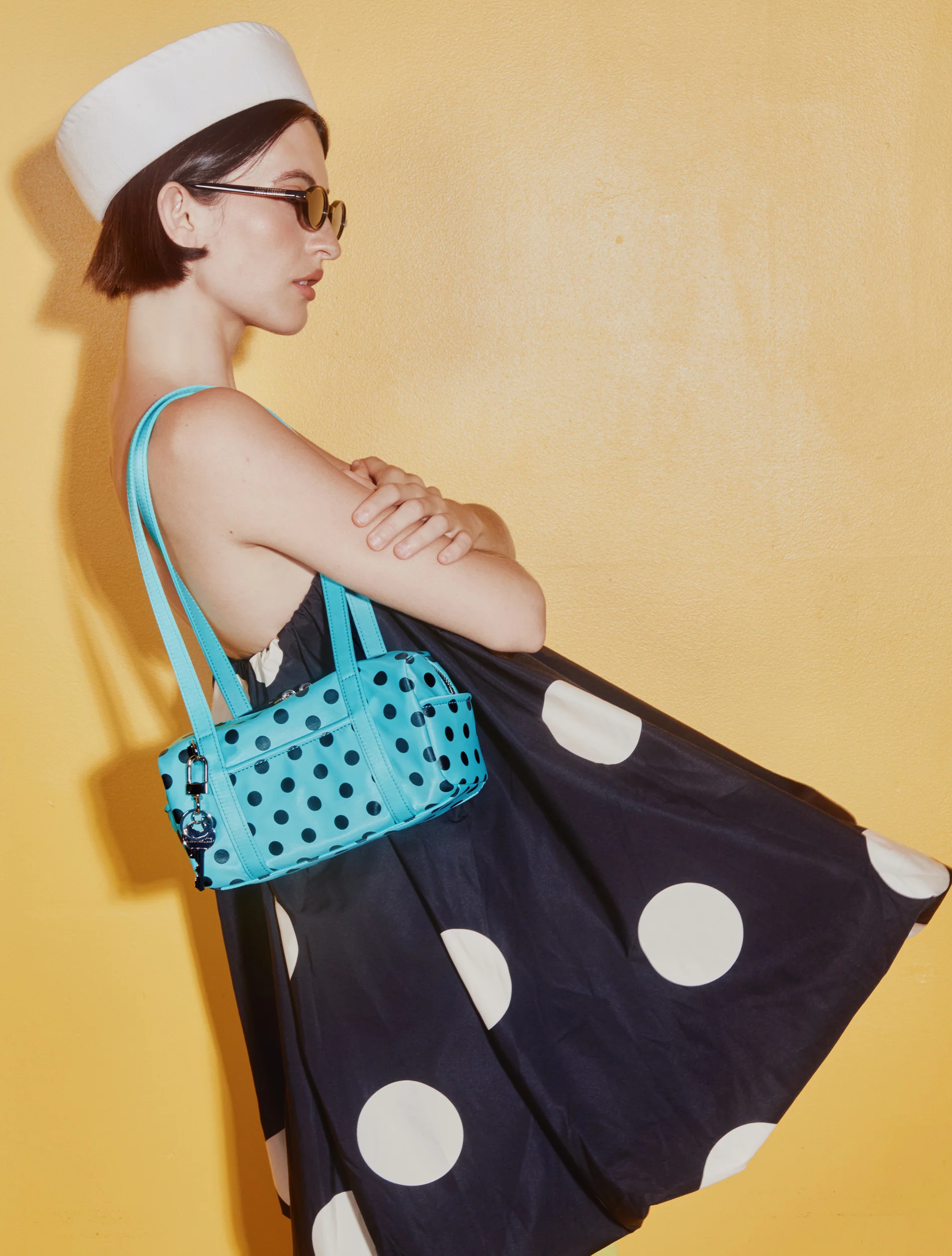 Binkie Duffle Mini - Turquoise Spot - Image 5
