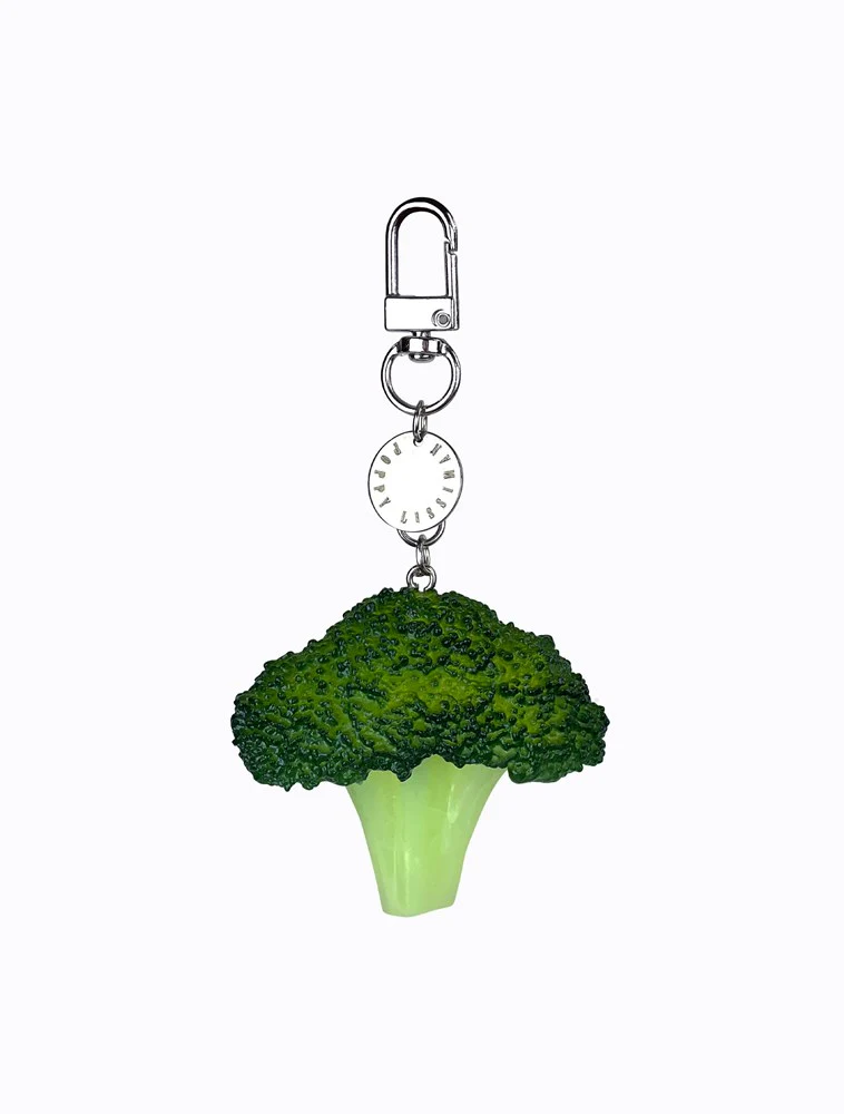 Broccoli Keychain