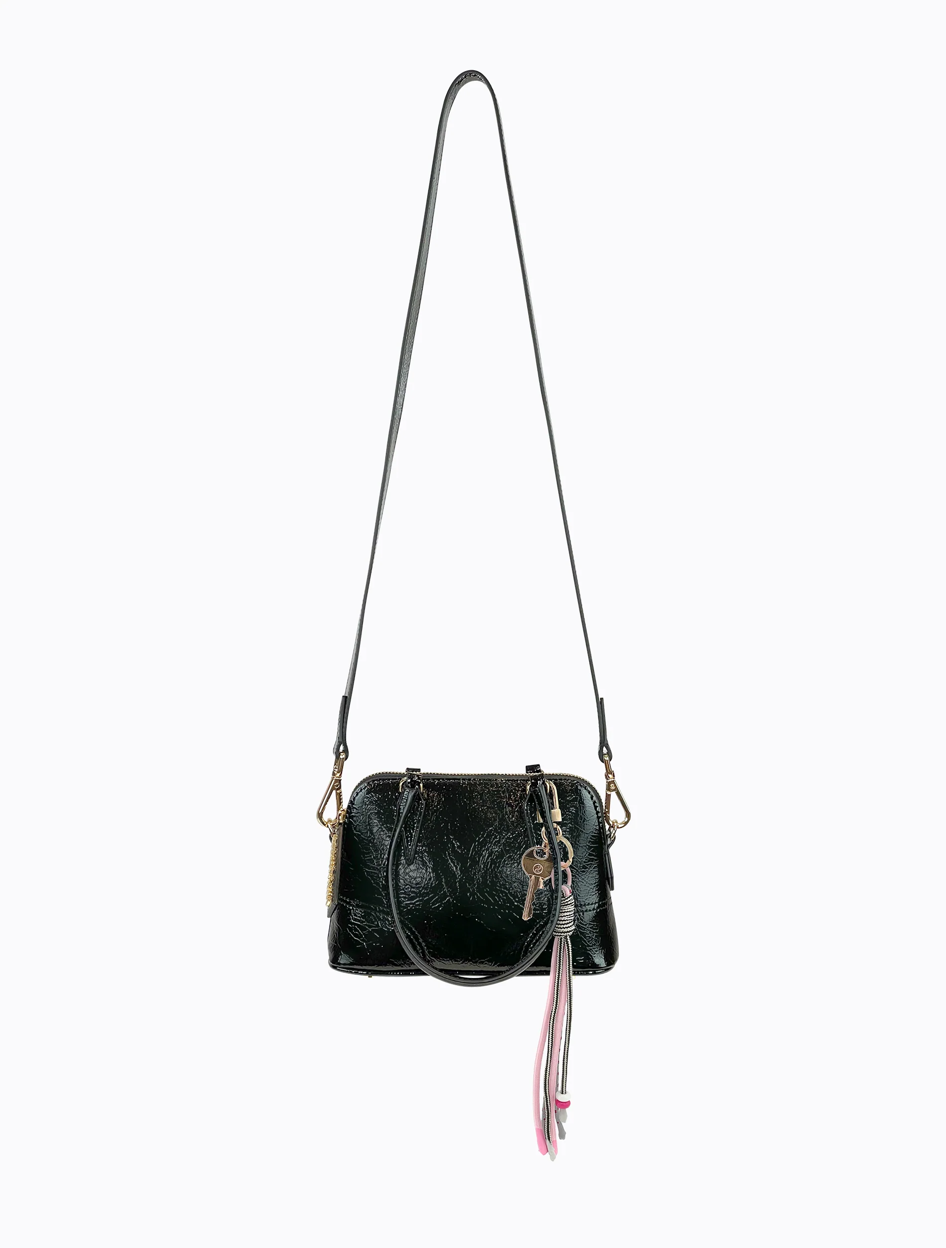 Fellini Bag - Black Patent - Image 2