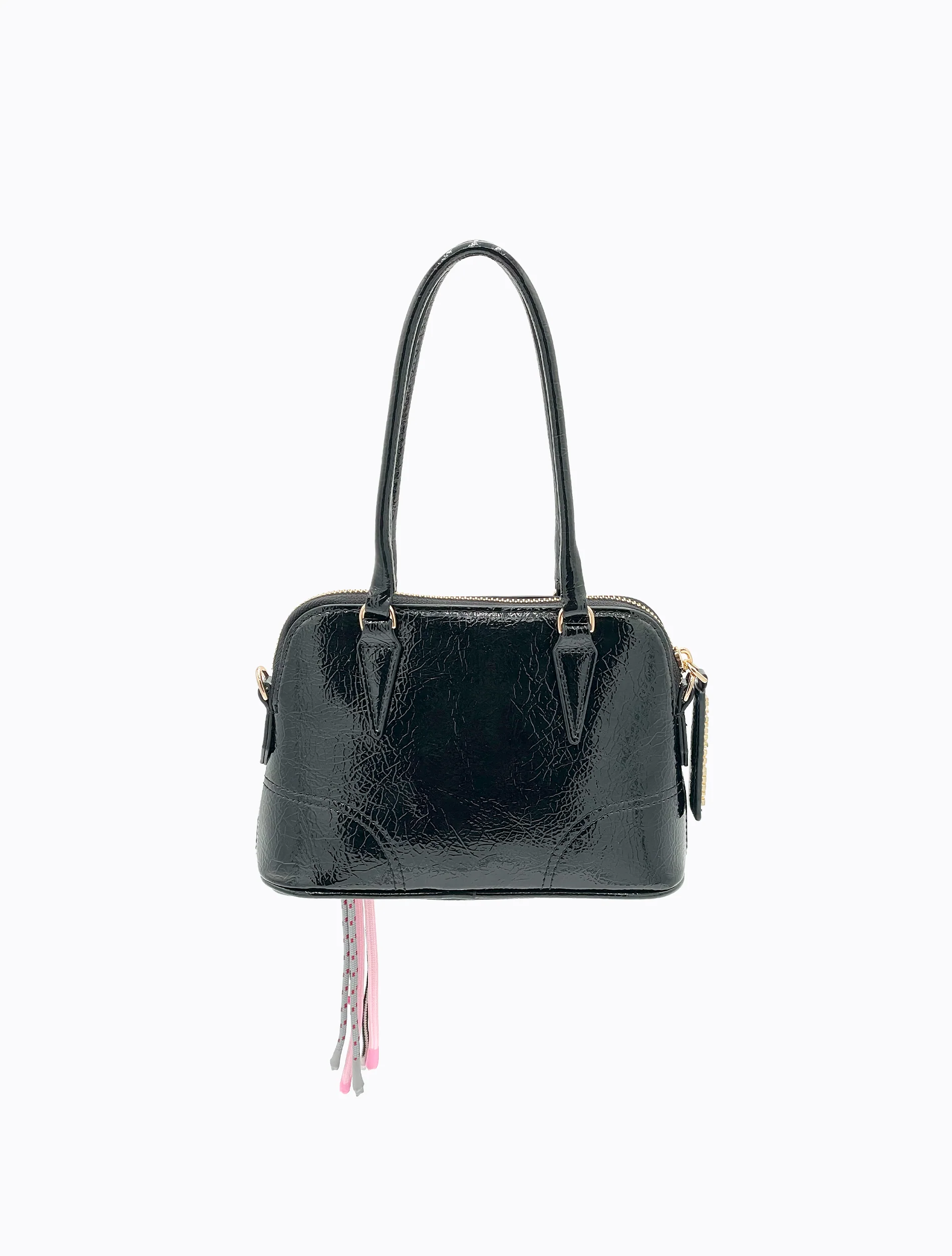 Fellini Bag - Black Patent - Image 5
