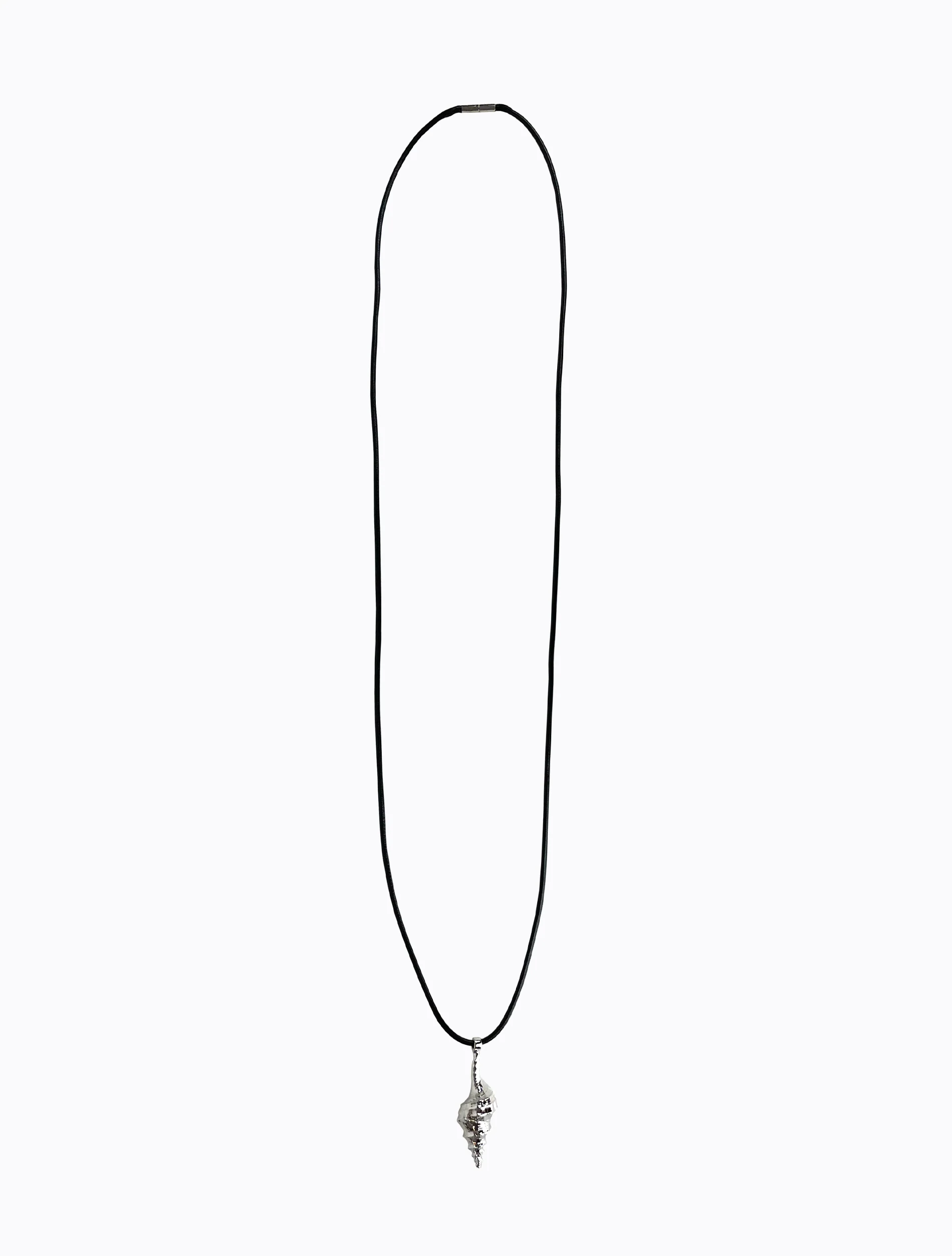 Flicka Shell Necklace - Silver - Image 2