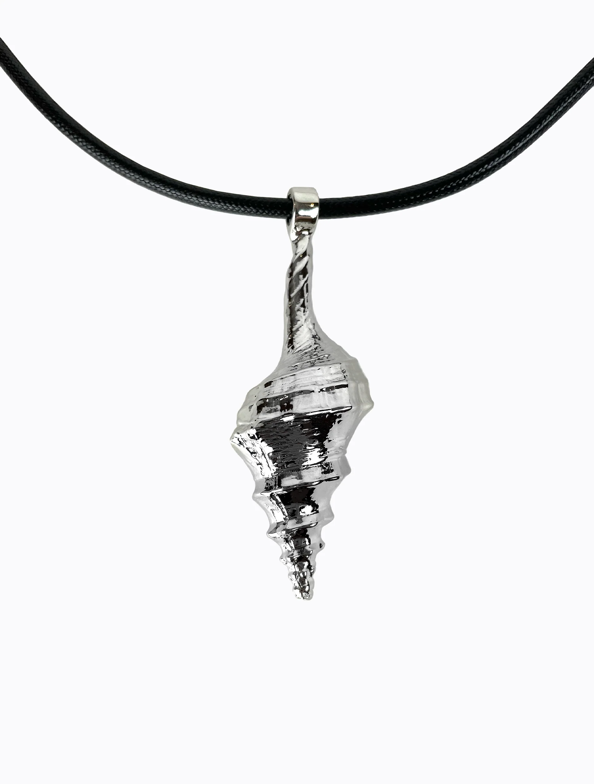 Flicka Shell Necklace - Silver - Image 3