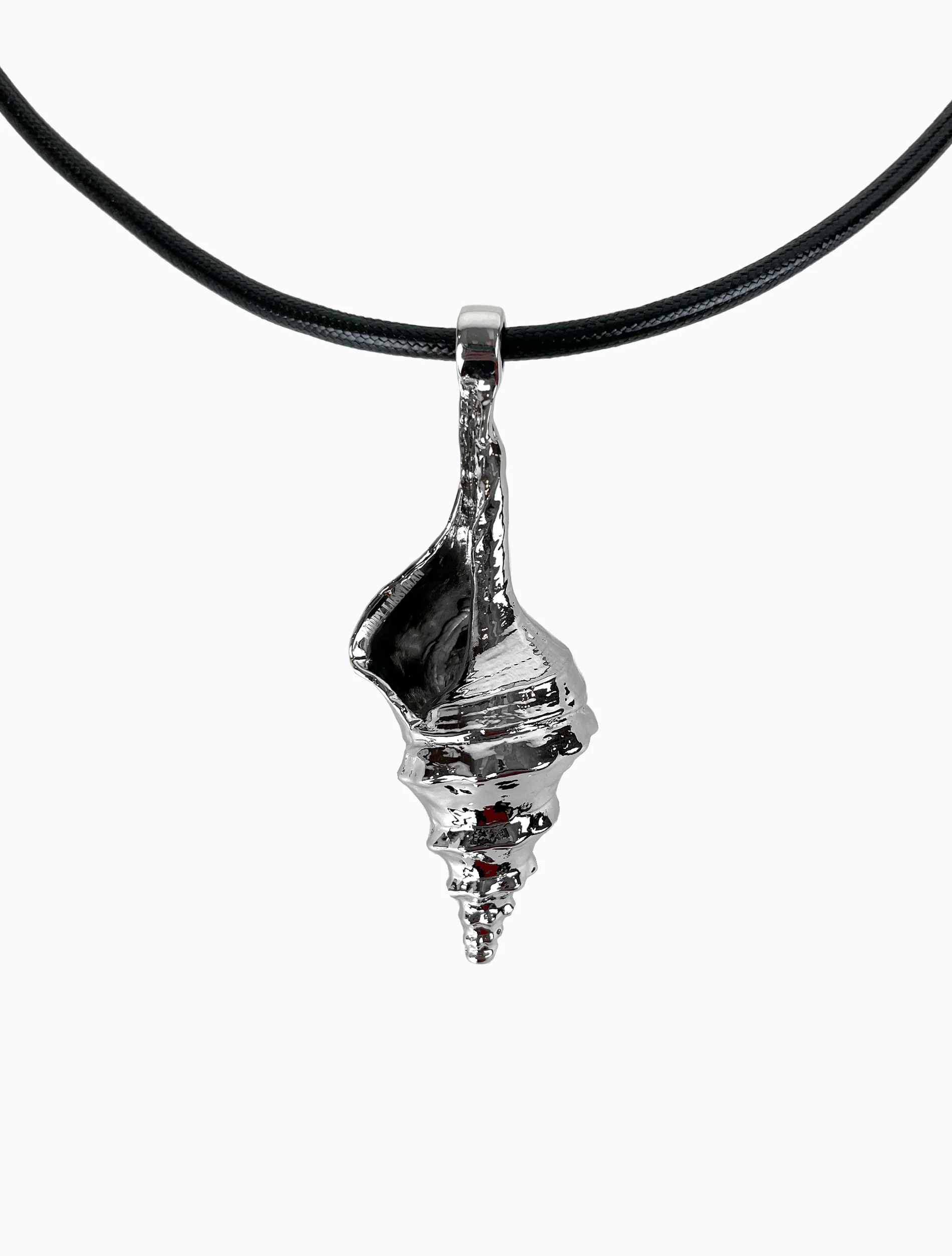 Flicka Shell Necklace - Silver - Image 4