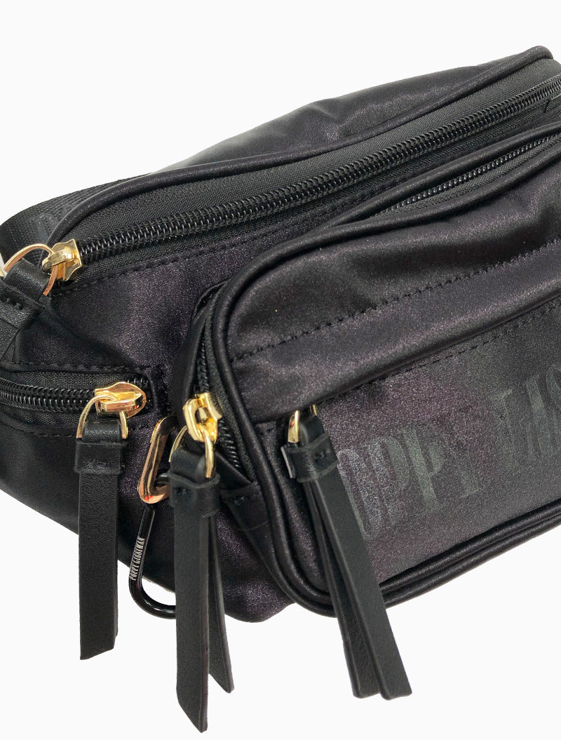 Malibu Waistbag - Black Satin - Image 3