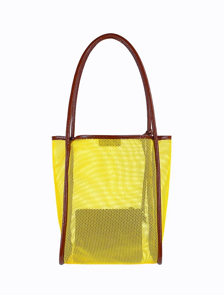 Nana Net Tote - Banana / Choc - Image 3