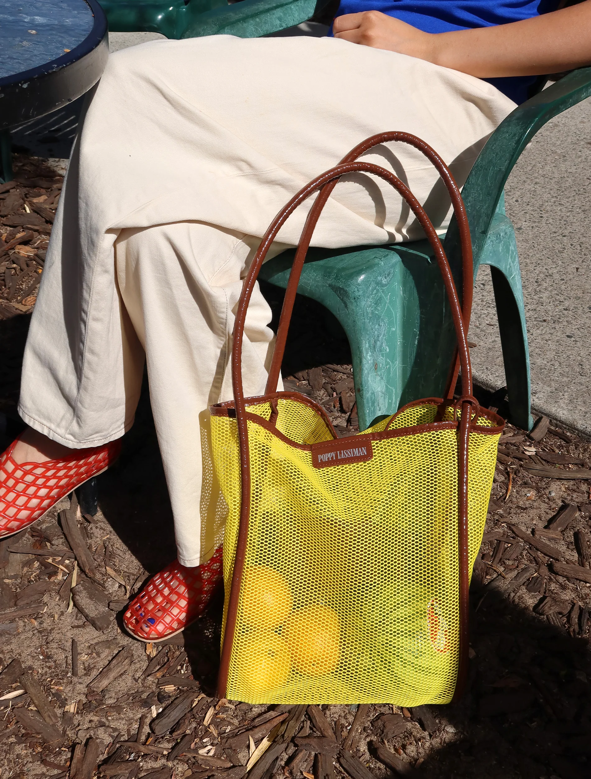 Nana Net Tote - Banana / Choc - Image 9