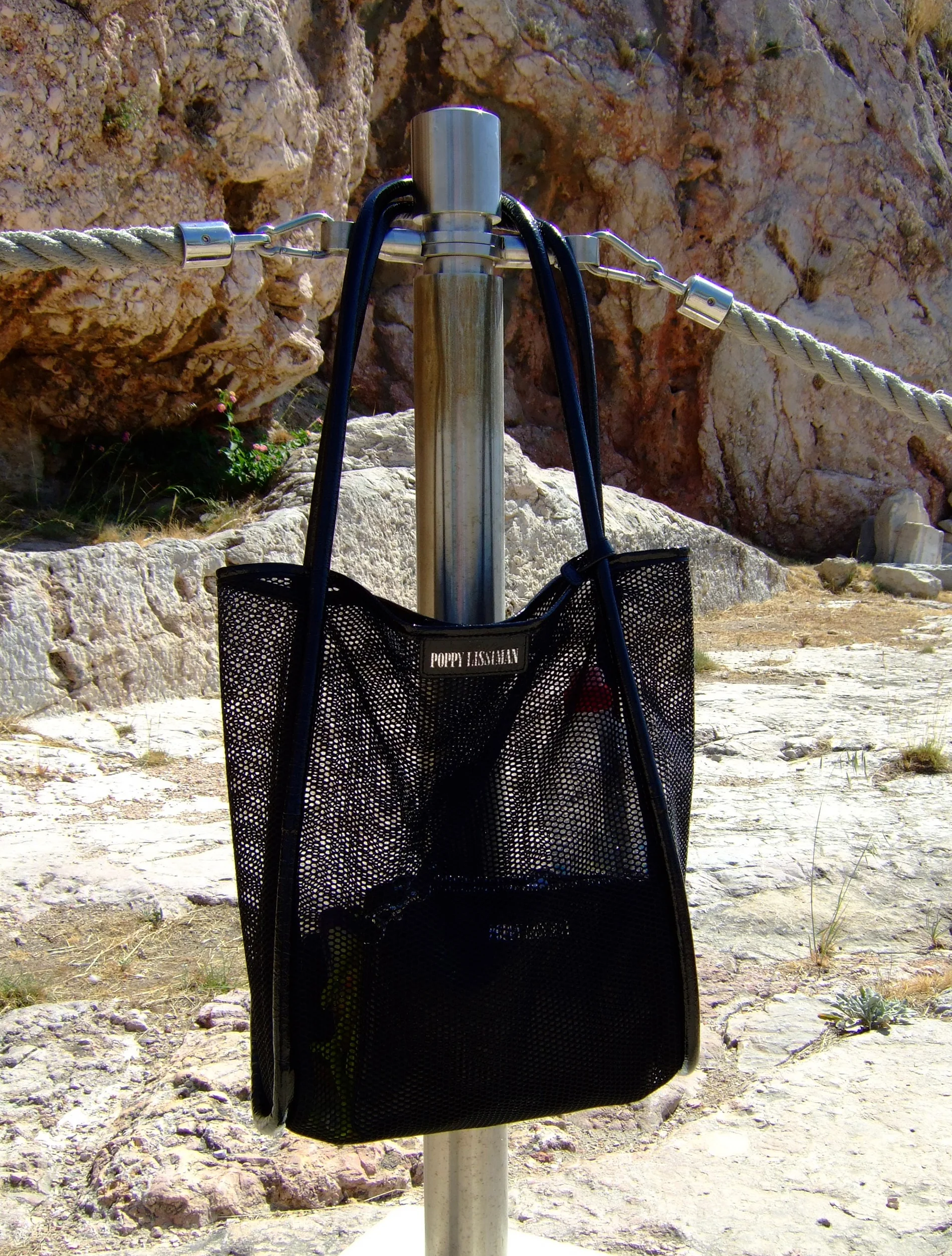 Nana Net Tote - Black - Image 6