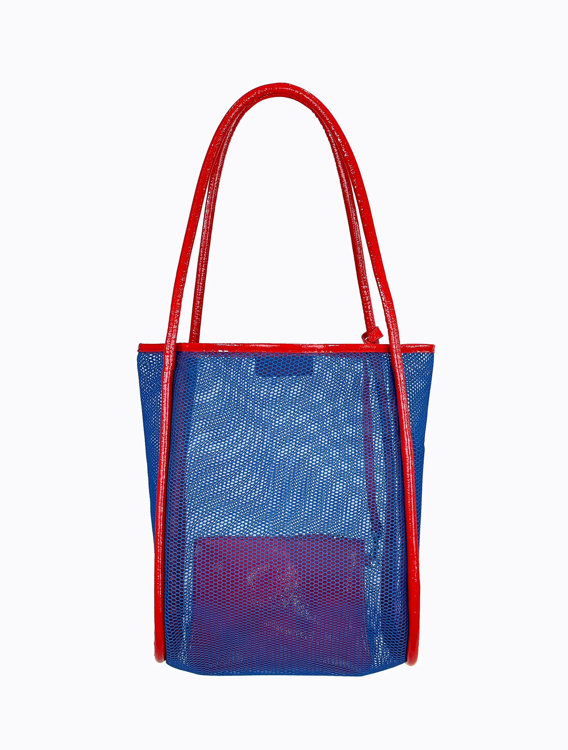 Nana Net Tote - Blue / Cherry - Image 3