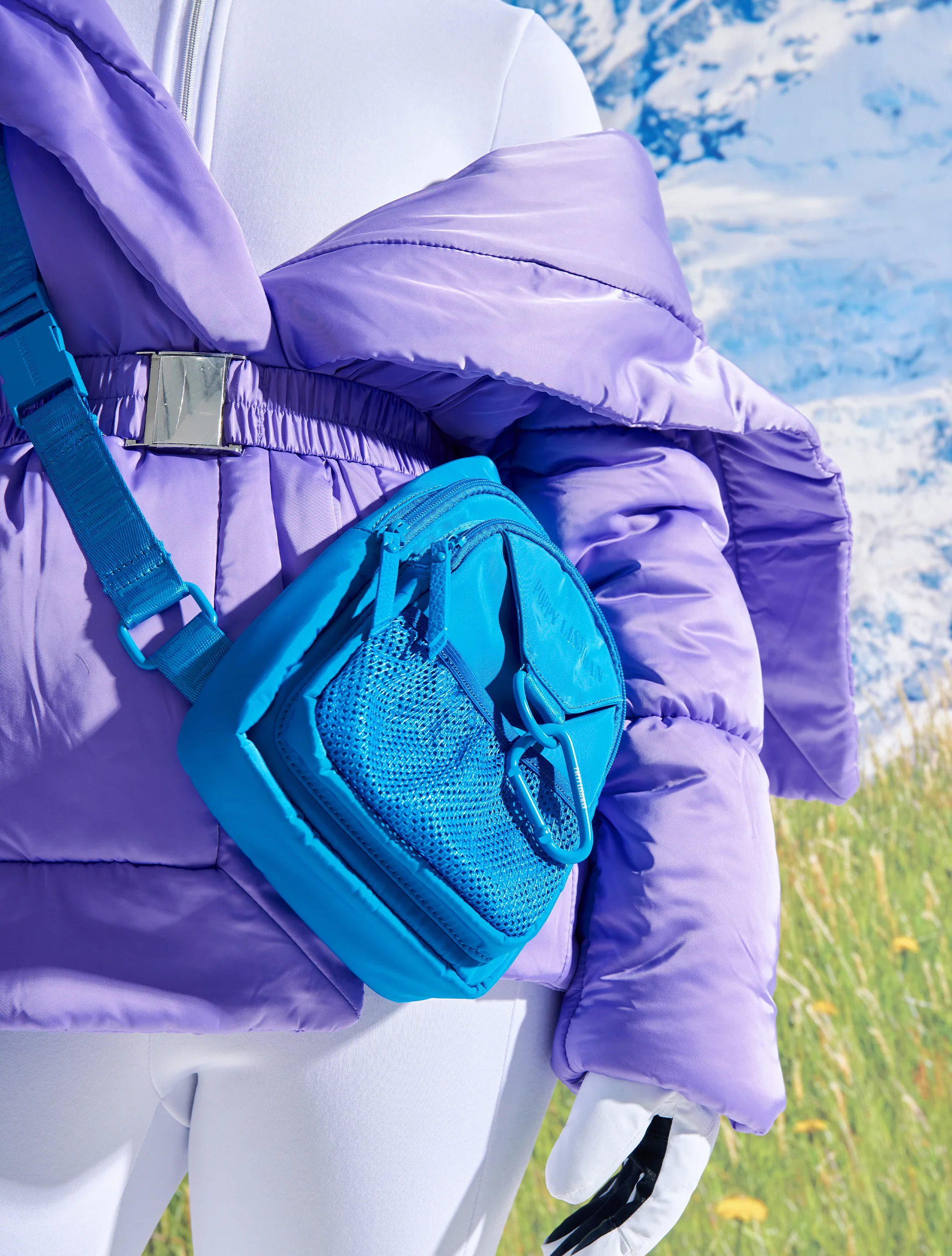Otto Crossbody Bag - Cerulean Blue - Image 4