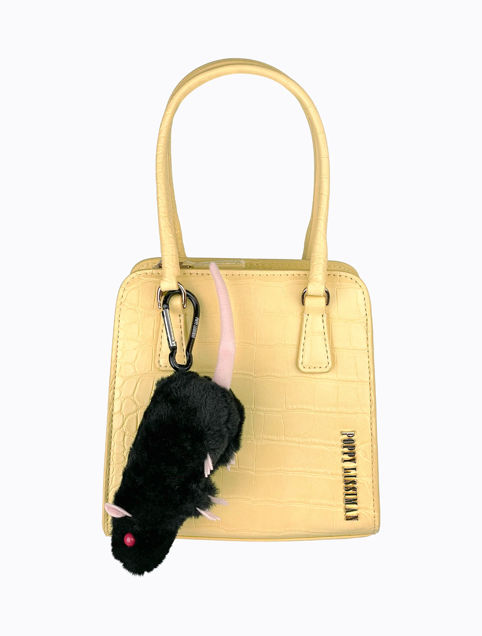 Plush Rat Charm - Black - Image 5