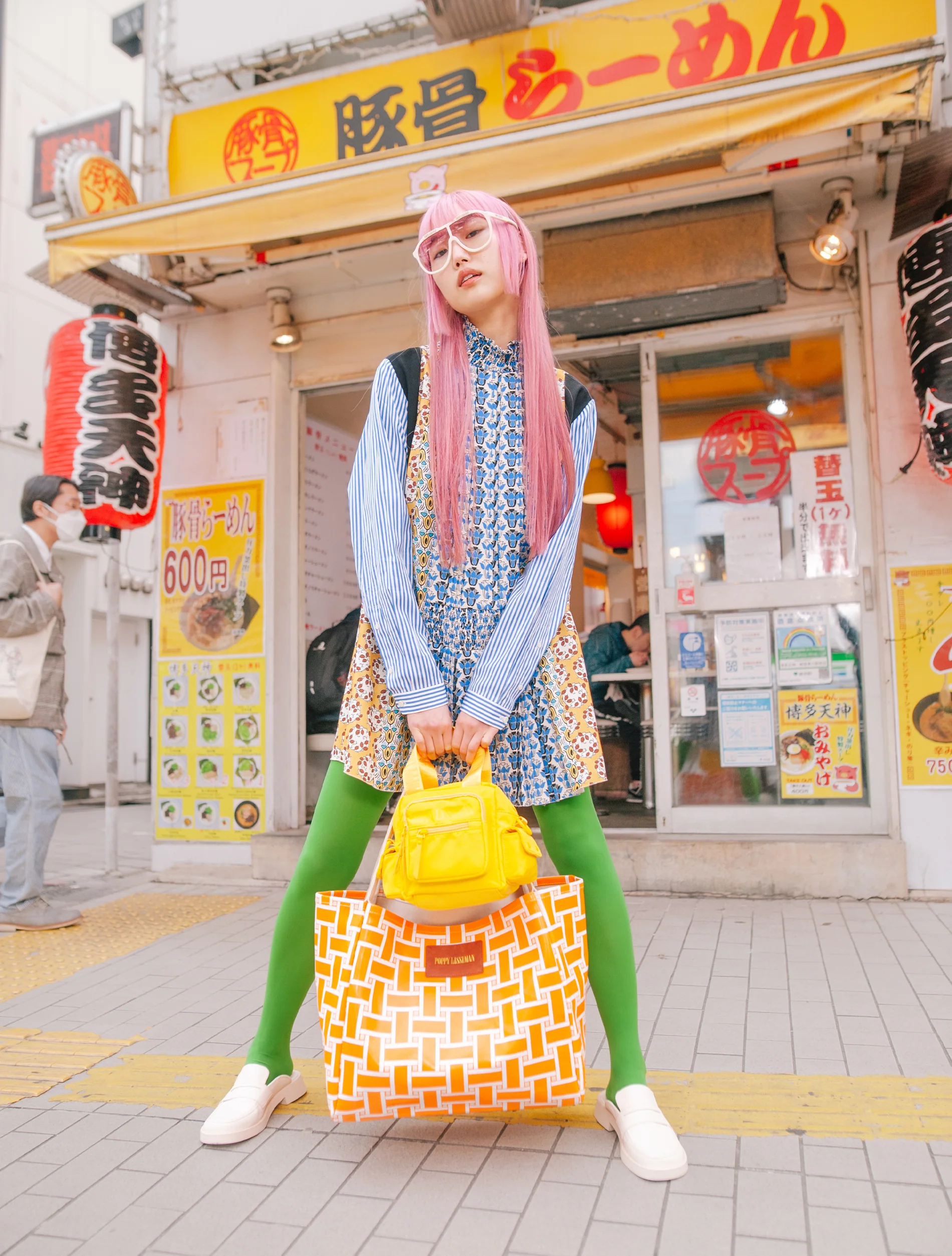 Polanco Tote - Orange Weave - Image 7
