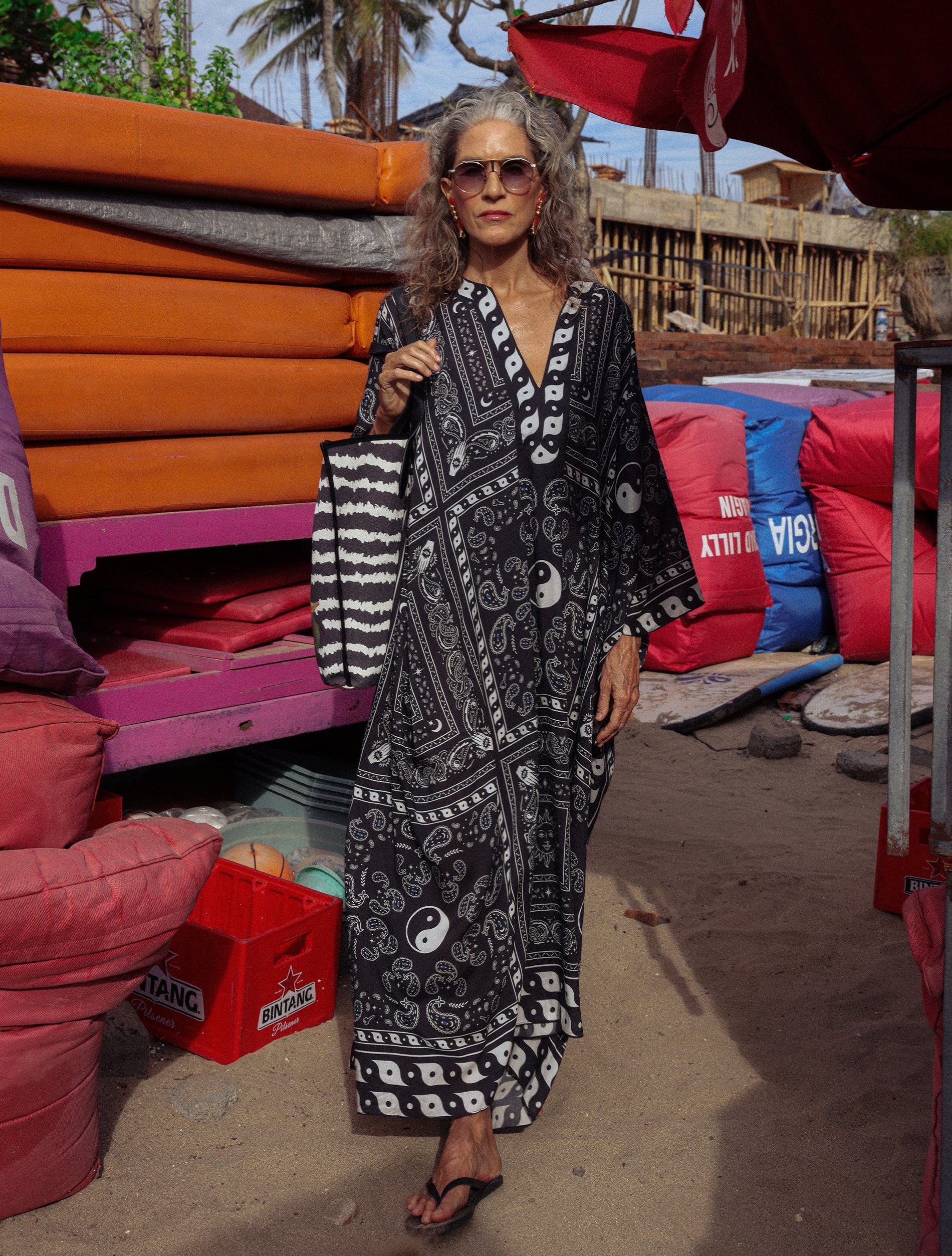 Rafi Kaftan - Black Bandana - Image 10