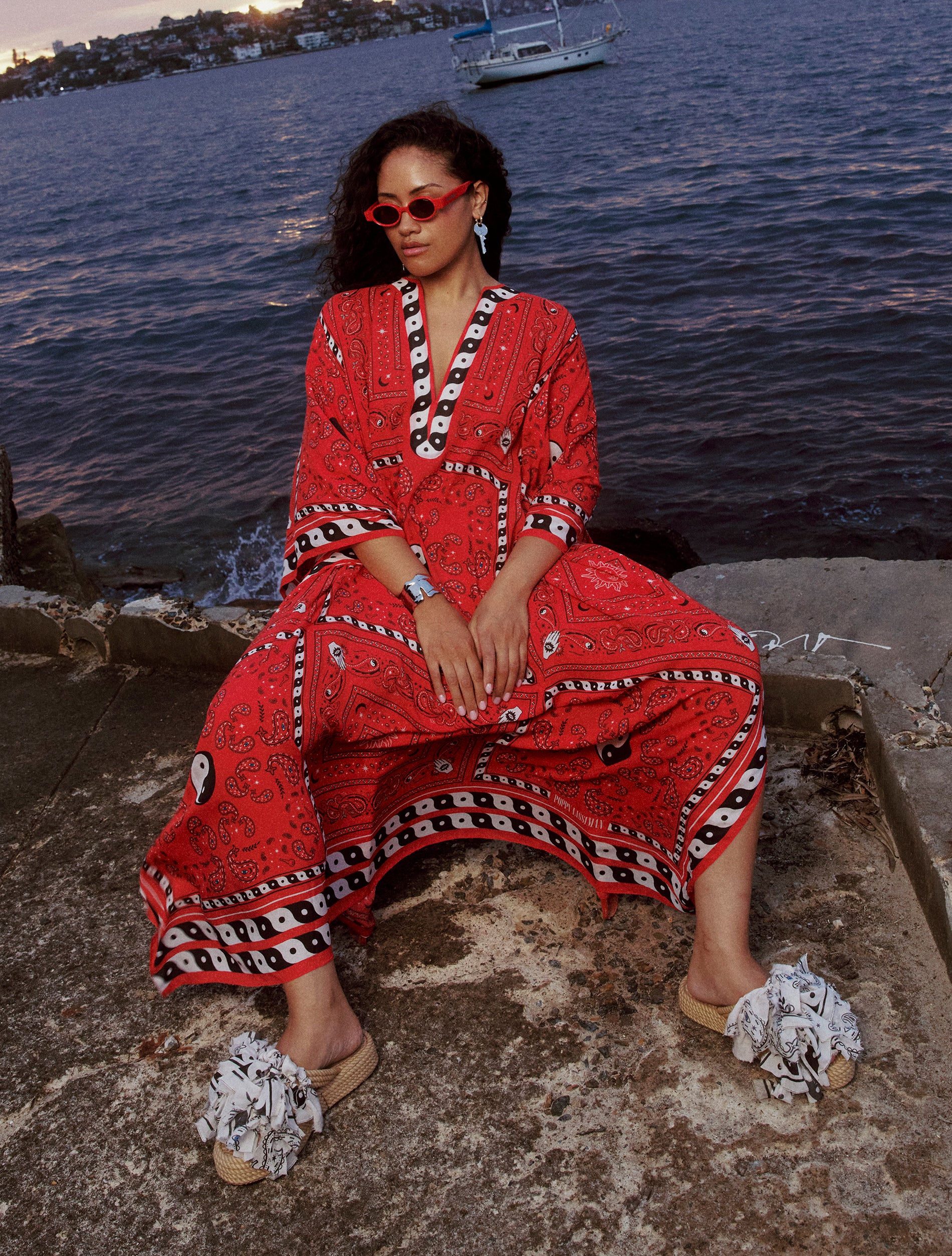 Rafi Kaftan - Red Bandana - Image 7
