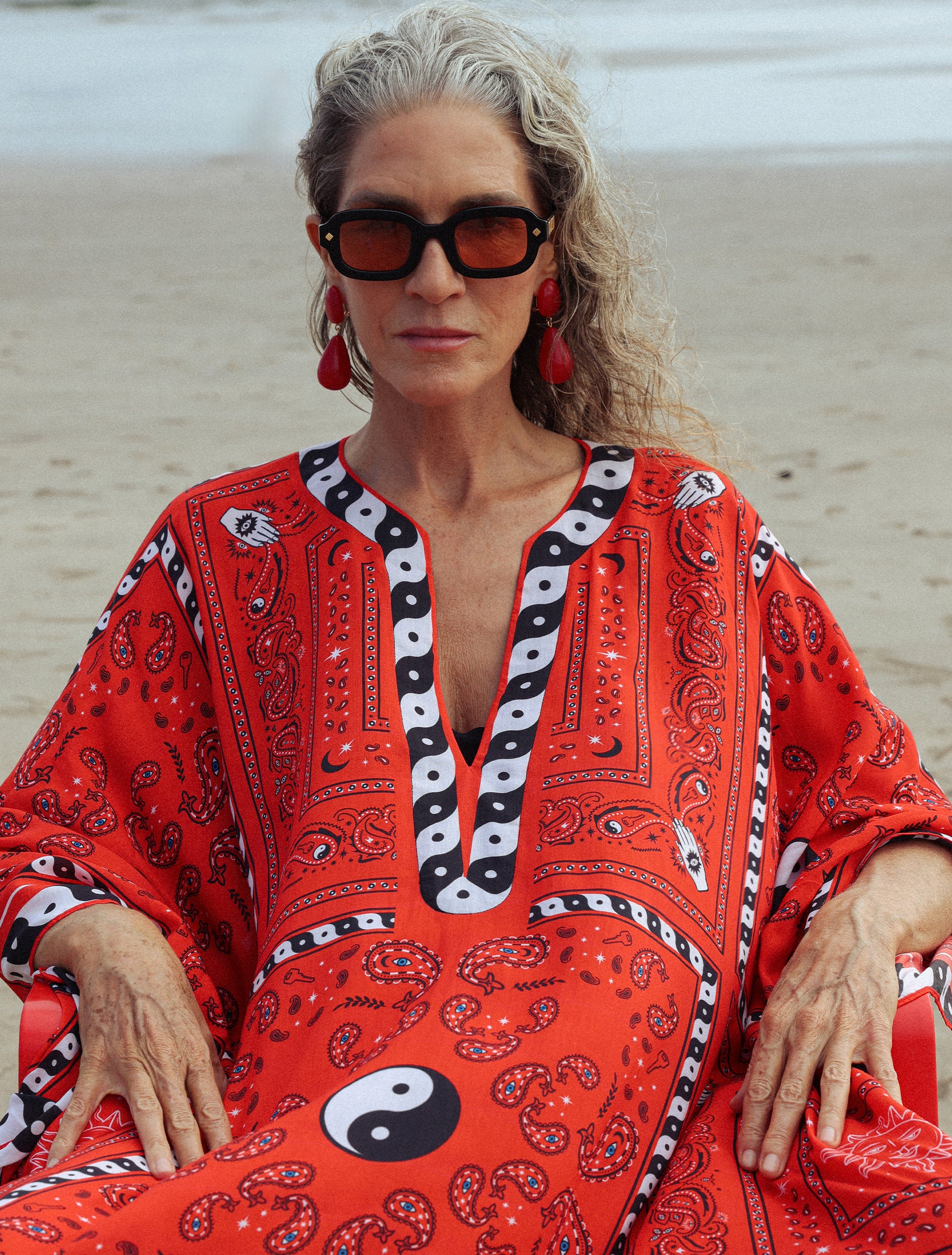 Rafi Kaftan - Red Bandana - Image 9