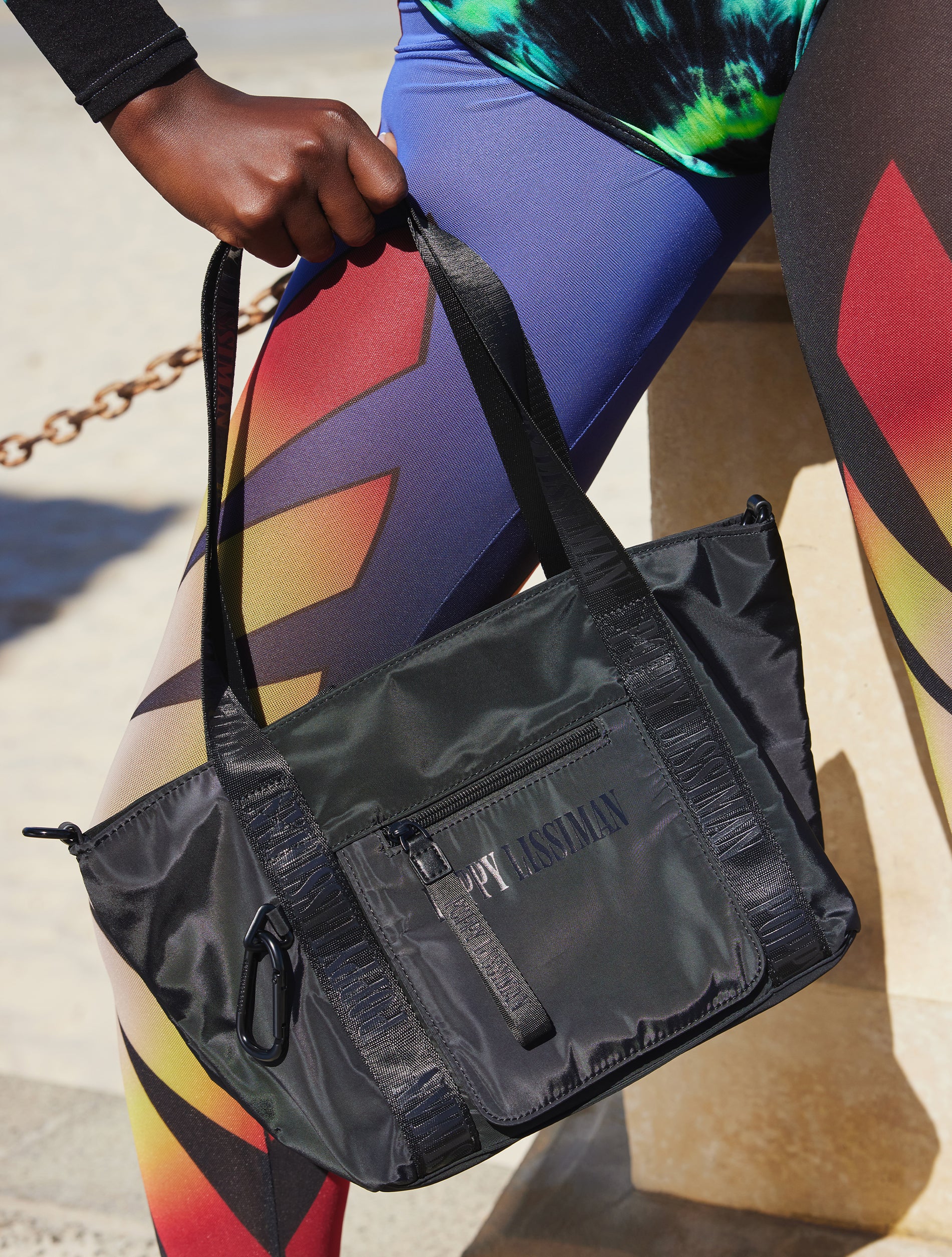 Skutty Flap Small Tote - Black - Image 13