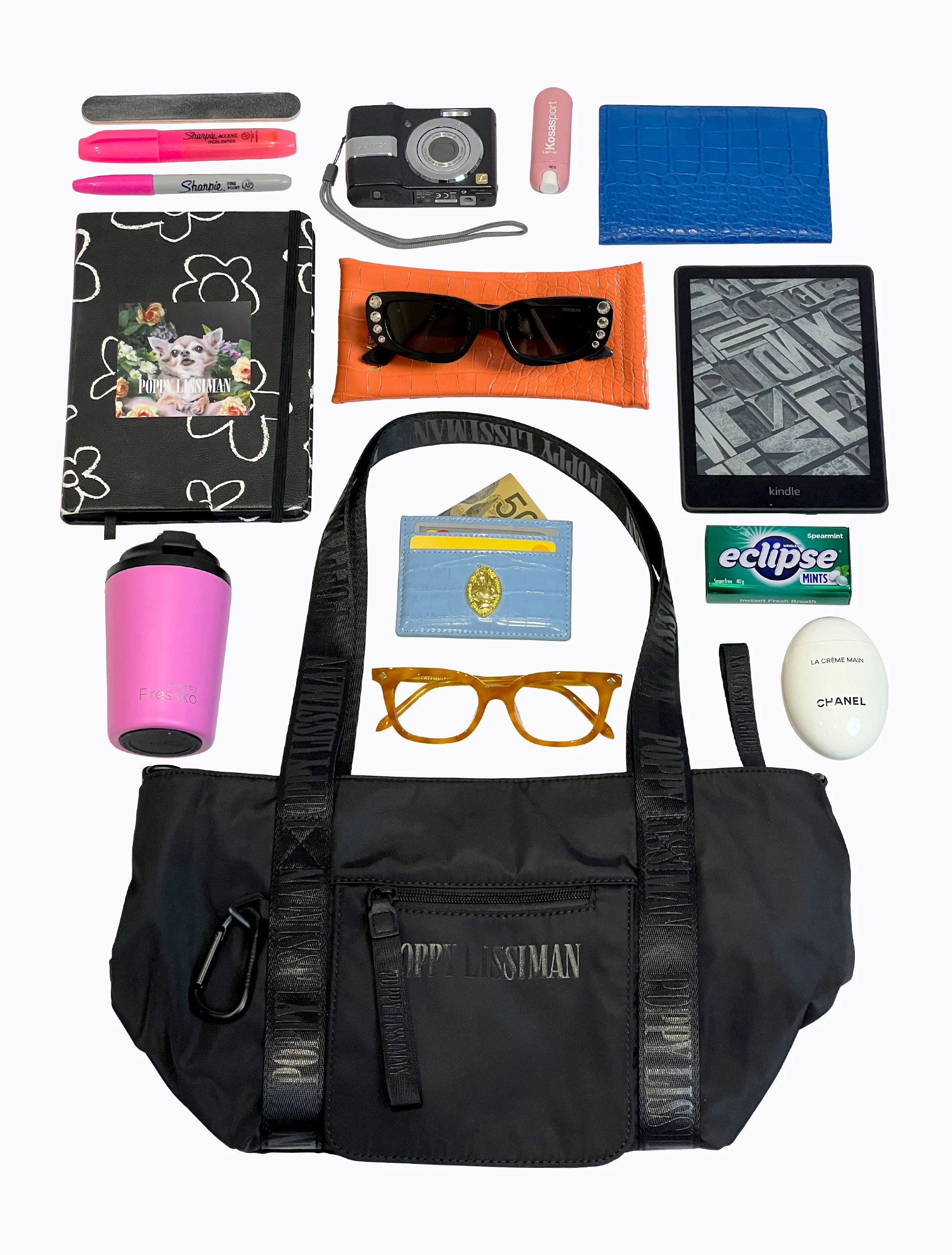 Skutty Flap Small Tote - Black - Image 6