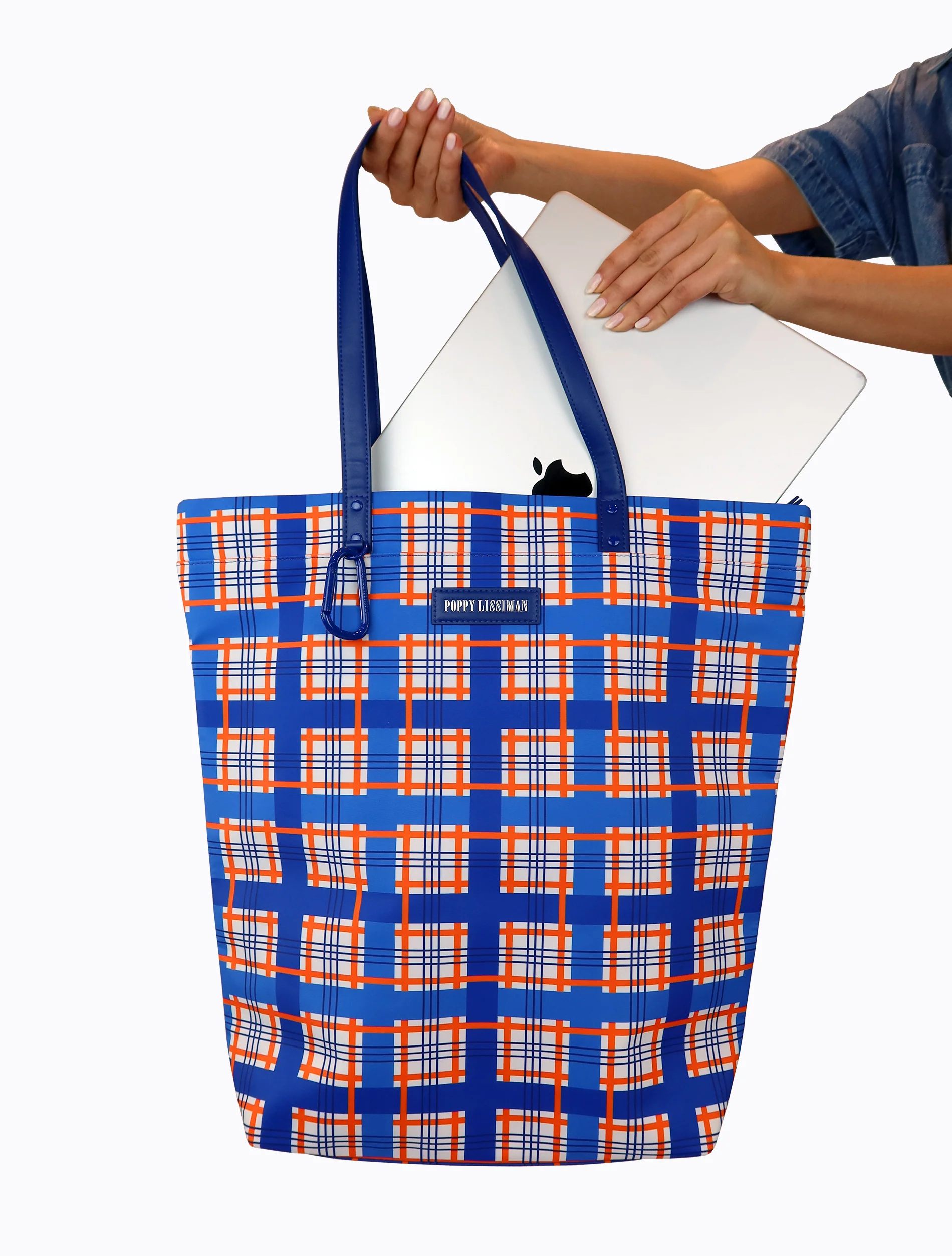 Tarnation Tote - Blue Tartan - Image 4
