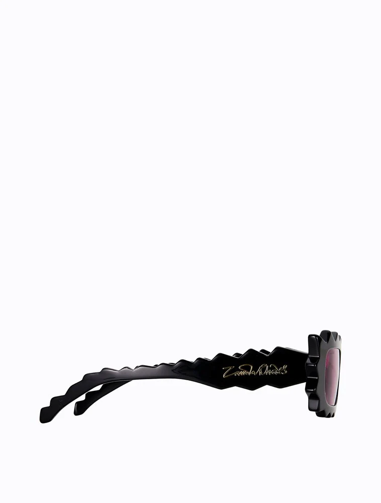 Zig Zag - Black / Pink - Image 3